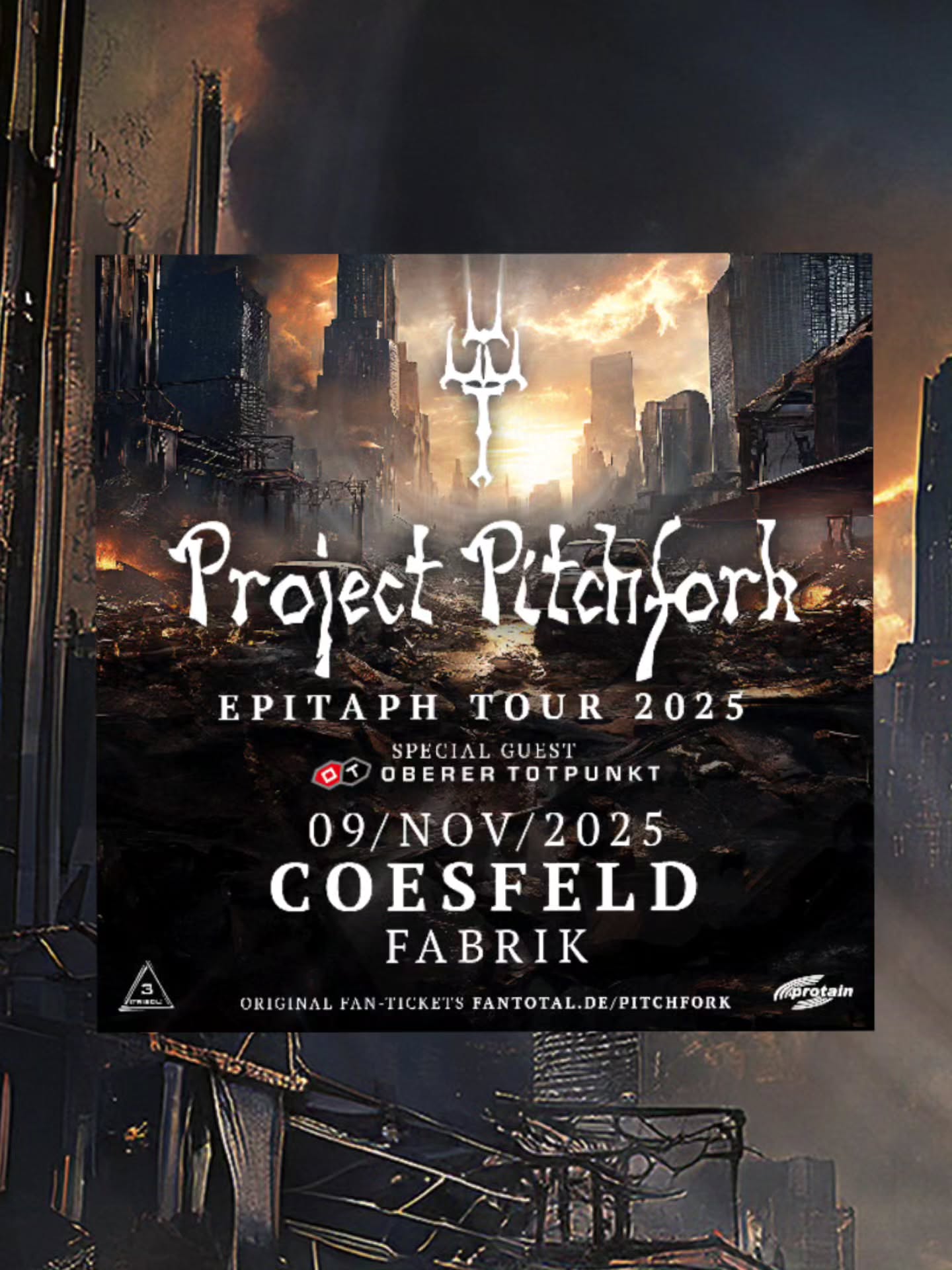 Project Pitchfork Epitaph Tour Tour Poster 2026